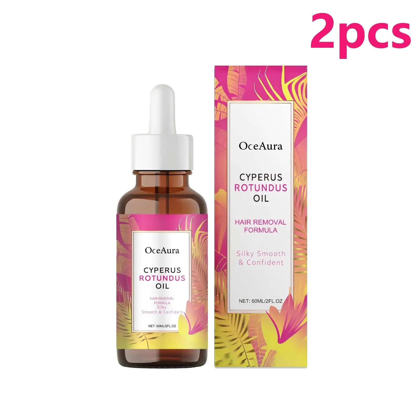 Experience Silky Smooth Skin with OceAura Cyperus Rotundus Oil - The Ultimate Hair Removal and Hydration Solution