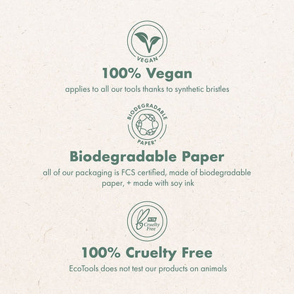 Bioblender Makeup Sponge, Compostable Makeup Blender, for Liquid & Cream Foundation, Sustainable, Seamless Application, Eco-Friendly Beauty Sponge, Cruelty-Free & Latex Free, 1 Count